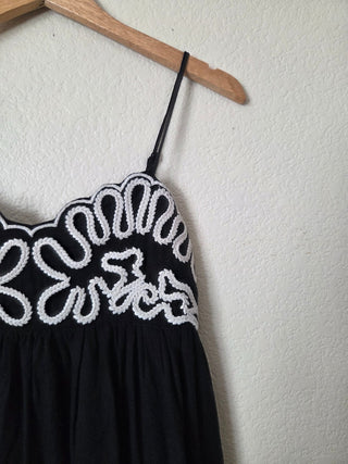 NEW! 07N A New Day black maxi dress with embroidery RSV|157073