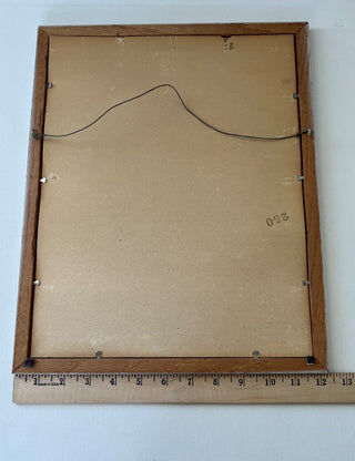 Vintage magnolia framed print RSV