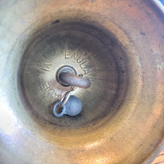 Vintage Brass Owl Bell Riffraff Works RSV|115966