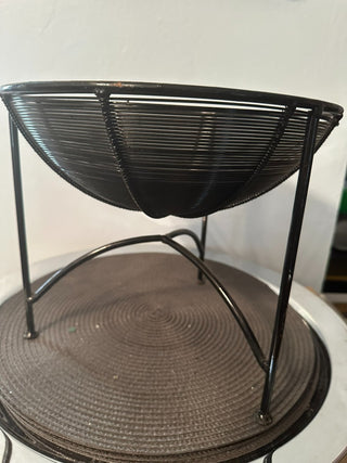 Basket Standing Wire Black MTS|87532