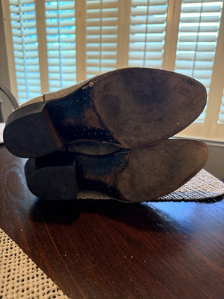 Justin Nevada Lizard Boots Gray/Navy Blue Size 9 RSV|105334