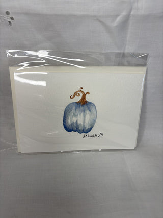 Original Pumpkin Watercolor Card 4x6 RSV|107471