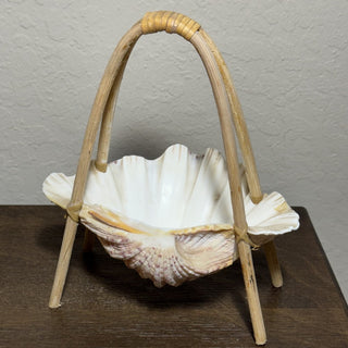 Vintage Seashell Basket/Caddy MTS|103824