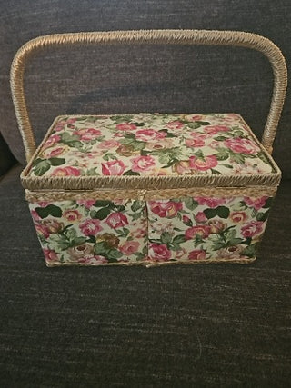 RM826-Floral Sewing Box