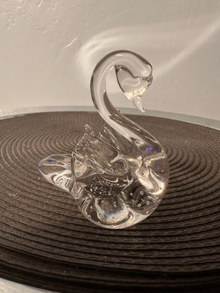 Swan - clear glass 4" 1 piece MTS|128416