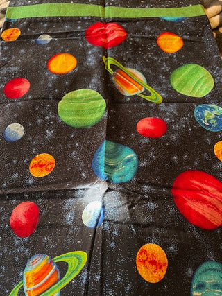 Planet handmade pillow case
