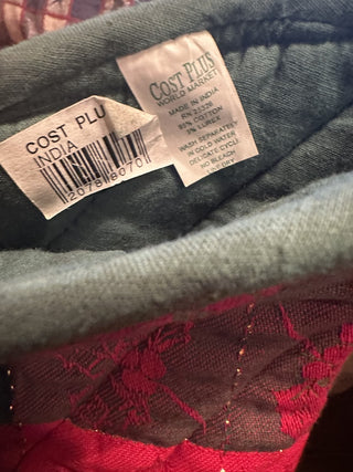 Holiday Oven Mitt with brass holder #62 VV MTS|133423