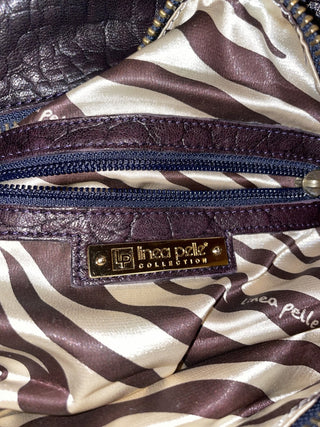 Linea Pelle Dark Purple Dylan Imperial Purple Leather Bag MTS|62978