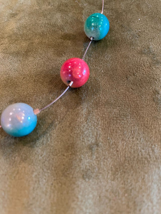 Multi Colored Glowing Beaded Necklace/Choker|49882