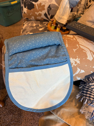 Arm chair Caddy - handmade, for TV remote, gadgets RCD