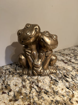 Vintage Brass Frog  Bank  MTS|56905