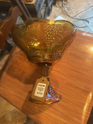 Vintage Indiana Carnival Glass Dish #62 VV MTS|95526