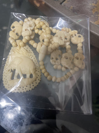 carved elephant necklace rsv