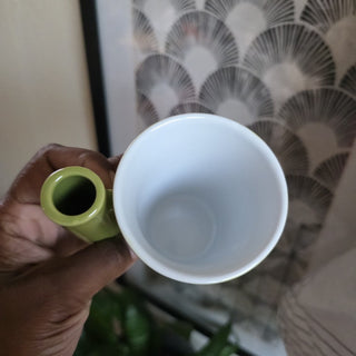 30% off - CB2 - Lime Green Coffee Mugs (Set of  2)