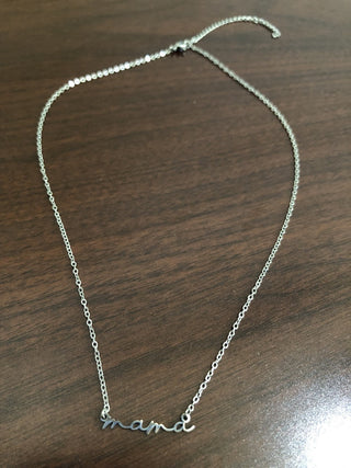 Mama Silver Necklace MTS
