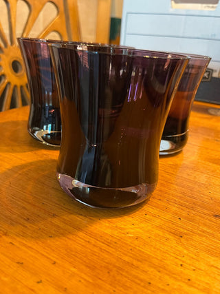 Elegant Deep Purple Water Goblet RSV