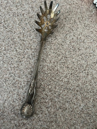 VTG silver plated spaghetti server