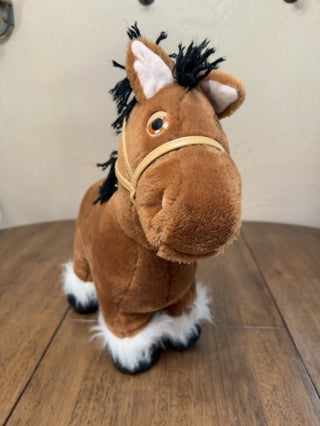 VTG Cabbage Patch Kids Plush Pony Horse 1984 Brown Coleco Appalachian Artworks