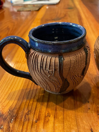 Handmade Pottery Mugs (set of 2) ~MTS|90324
