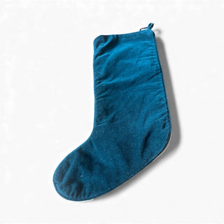 Vintage Christmas Needlepoint Stocking with emerald green stocking #47 VV MTS|133718