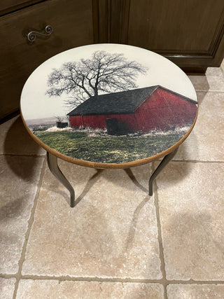 Small Barn Side Table. RSV
