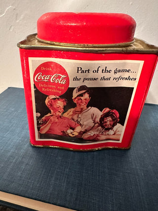 Coca-Cola tin 1993 Part of the Game  MTS