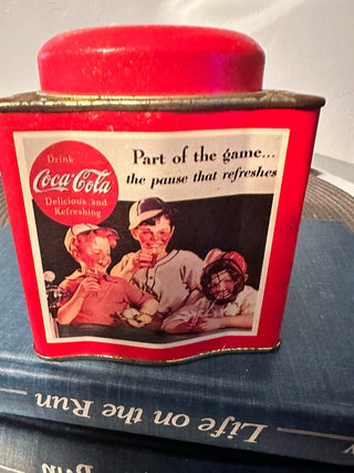 Coca-Cola tin 1993 Part of the Game  MTS