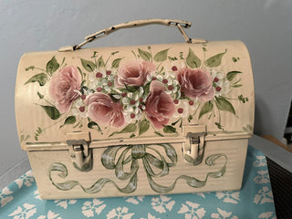 Lunch Box Vintage Hand Painted MTS|119961
