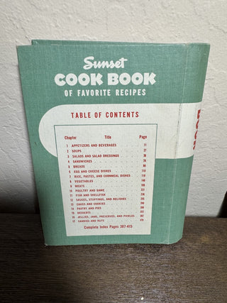 Vtg Sunset Cookbook of Favorite Recipes (1949) MTS|80125
