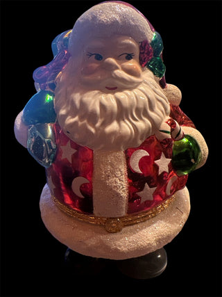 Christopher Radko Galerie Santa Clause Candy Jar Trinket Box 2004 #62 VV MTS|134697
