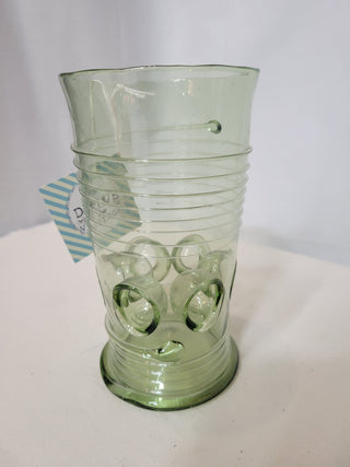 Hand Blown Green Medieval Style Beaker- Each RCD|82587