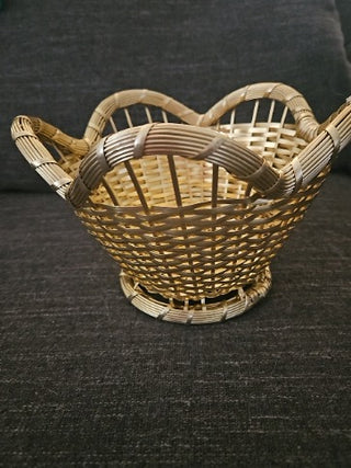 MTS-RM826-Scalloped Gold Basket