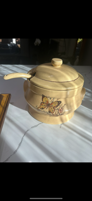 10H MCM butterfly serving dish MT