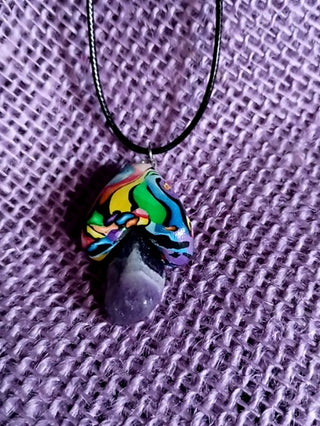 Bright Mushroom necklace