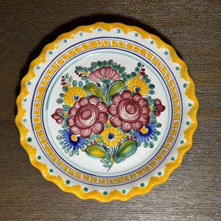 Hand-Painted European Pottery Floral Dish MTS|81051