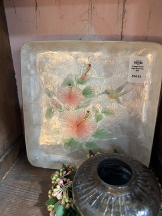 Vintage Hawaii Capiz Shell Tray RSV