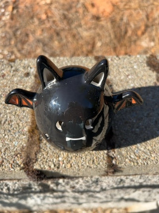 Halloween 5in Bat Ceramic Light Up Figurine