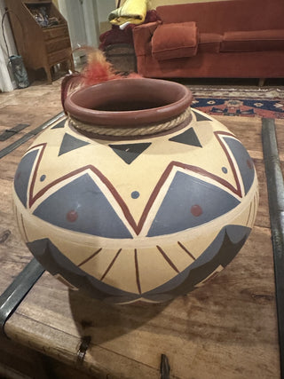 1987 Navajo Native American Painted Pottery #62 VV MTS|104093