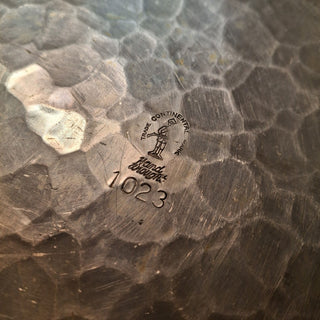 Hand Wrought Hammered Aluminum Sunflower Tray RCD|120345