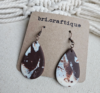 bri.craftique - Appaloosa Print No.2 Clay Earrings (BRI) - MTS|114221
