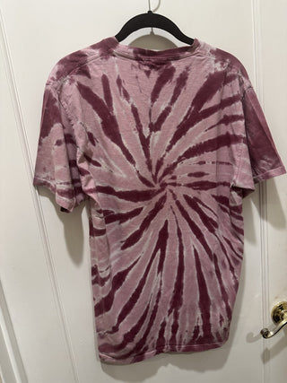 Tie Dye Adult T-shirt Men's Medium Pink and Dark pink #47 VV MTS