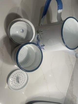 Vtg. French Enamel Coffee Pot-RSV|76060