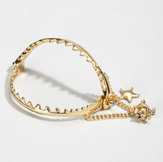Disney Couture The Little Mermaid Shark Jaw Bangle MTS