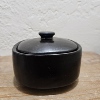 Retro Chocolate Brown Sugar Bowl with Lid (BRI) MTS|46305