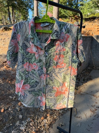 JP Erin London vintage tropical print