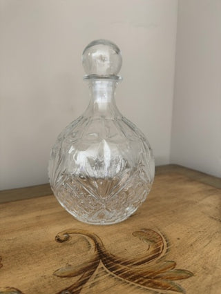 AJ - Round Glass Decanter and Stopper