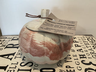 4 oz Handmade Cement Sm-Pumpkin Vessel Candle|109464