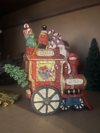 VTG-style resin Christmas train MTS|133637