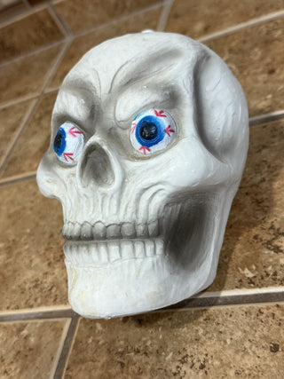 Blow Mold Hanging Skeleton Skulls Blue Eyes RCD|112748