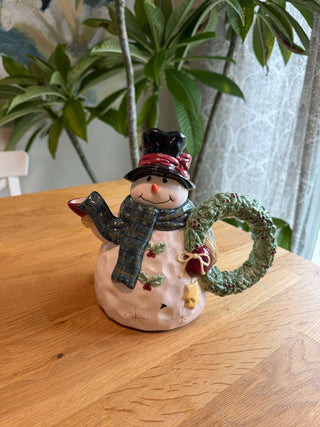 Snowman Teapot Ceramic|139757